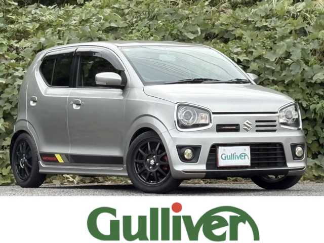 スズキ アルト ワークス 大分県 2017(平29)年 8.1万km スチールシルバーM 柿本マフラー/社外足回り/社外ステアリング/純正ステアリング、サス積み込み/社外メモリーナビ/フルセグ/DVD/純正15インチアルミホイール/ビルトインETC/スマートキー/エンジンプッシュスタート/純正HIDヘッドライト/オートライトコントロール