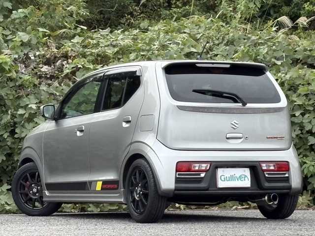 スズキ アルト ワークス 大分県 2017(平29)年 8.1万km スチールシルバーM 柿本マフラー/社外足回り/社外ステアリング/純正ステアリング、サス積み込み/社外メモリーナビ/フルセグ/DVD/純正15インチアルミホイール/ビルトインETC/スマートキー/エンジンプッシュスタート/純正HIDヘッドライト/オートライトコントロール