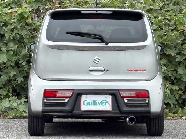 スズキ アルト ワークス 大分県 2017(平29)年 8.1万km スチールシルバーM 柿本マフラー/社外足回り/社外ステアリング/純正ステアリング、サス積み込み/社外メモリーナビ/フルセグ/DVD/純正15インチアルミホイール/ビルトインETC/スマートキー/エンジンプッシュスタート/純正HIDヘッドライト/オートライトコントロール