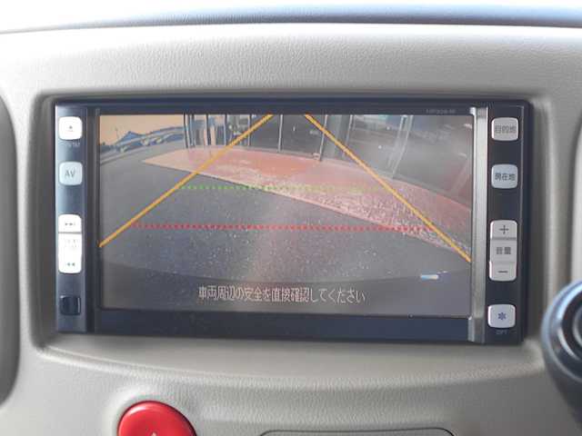 日産 キューブ 15X Vセレクション 栃木県 2008(平20)年 11.3万km スーパーブラック 純正メモリーナビ・ワンセグTV・DVD再生/      (HP308-W) /バックカメラ/前後ドライブレコーダー/ETC/社外15インチアルミホイール/プッシュスタート/スマートキー/フォグランプ/オートライト/チルトステアリング/シートアジャスター/ウインカーミラー/フロアマット/ドアバイザー/Wエアバッグ/ABS/新車保証書/取扱説明書/スペアキー（スマートキー）