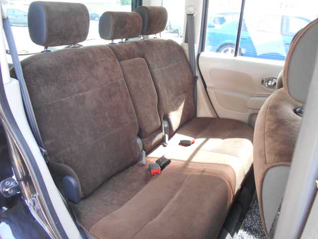 日産 キューブ 15X Vセレクション 栃木県 2008(平20)年 11.3万km スーパーブラック 純正メモリーナビ・ワンセグTV・DVD再生/      (HP308-W) /バックカメラ/前後ドライブレコーダー/ETC/社外15インチアルミホイール/プッシュスタート/スマートキー/フォグランプ/オートライト/チルトステアリング/シートアジャスター/ウインカーミラー/フロアマット/ドアバイザー/Wエアバッグ/ABS/新車保証書/取扱説明書/スペアキー（スマートキー）