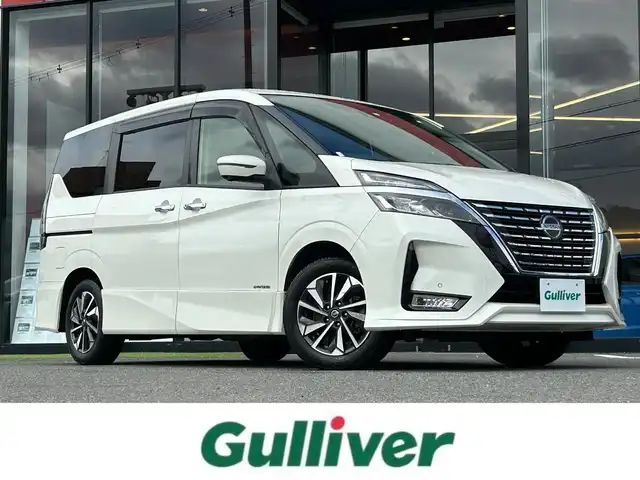 日産 セレナ ハイウェイスター V 大阪府 2020(令2)年 5.5万km ブリリアントホワイトパール 純正10インチナビ/アラウンドビューモニター/両側パワースライドドア/ブラインドスポットモニター/ETC/前方ドライブレコーダー/クルーズコントロール/衝突被害軽減システム　/純正アルミホイール/ＬＥＤヘッドライト/フォグランプ/オートライト/オートエアコン/後席エアコン/スマートキー/USB接続端子/コーナーセンサー