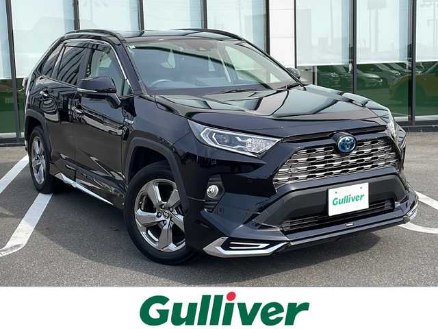 トヨタ ＲＡＶ４ ハイブリットG 岐阜県 2019(令1)年 15.3万km アティチュードブラックマイカ 純正ＳＤナビ　/バックカメラ　/モデリスタエアロ　/ビルトインＥＴＣ　/クルーズコントロール/衝突軽減システム　/横滑り防止装置　/レーンキープアシスト　/前後コーナーセンサー　/レザーシート　/シートヒーター　/ＬＥＤヘッドライト　/オートライト/4WD/電動リアゲート/プッシュスタート/スマートキー/スペアキー