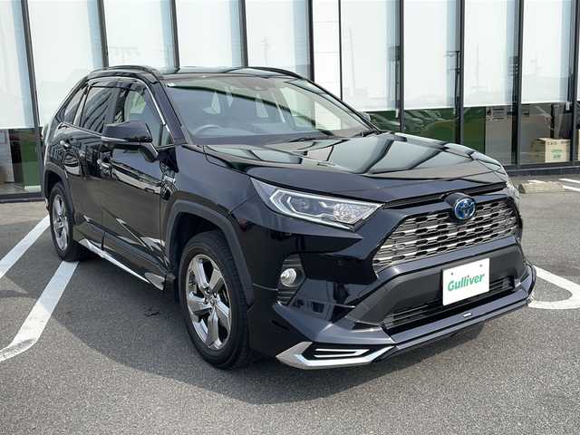 トヨタ ＲＡＶ４ ハイブリットG 岐阜県 2019(令1)年 15.3万km アティチュードブラックマイカ 純正ＳＤナビ　/バックカメラ　/モデリスタエアロ　/ビルトインＥＴＣ　/クルーズコントロール/衝突軽減システム　/横滑り防止装置　/レーンキープアシスト　/前後コーナーセンサー　/レザーシート　/シートヒーター　/ＬＥＤヘッドライト　/オートライト/4WD/電動リアゲート/プッシュスタート/スマートキー/スペアキー