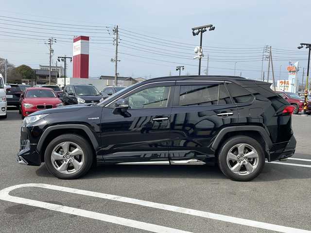 トヨタ ＲＡＶ４ ハイブリットG 岐阜県 2019(令1)年 15.3万km アティチュードブラックマイカ 純正ＳＤナビ　/バックカメラ　/モデリスタエアロ　/ビルトインＥＴＣ　/クルーズコントロール/衝突軽減システム　/横滑り防止装置　/レーンキープアシスト　/前後コーナーセンサー　/レザーシート　/シートヒーター　/ＬＥＤヘッドライト　/オートライト/4WD/電動リアゲート/プッシュスタート/スマートキー/スペアキー