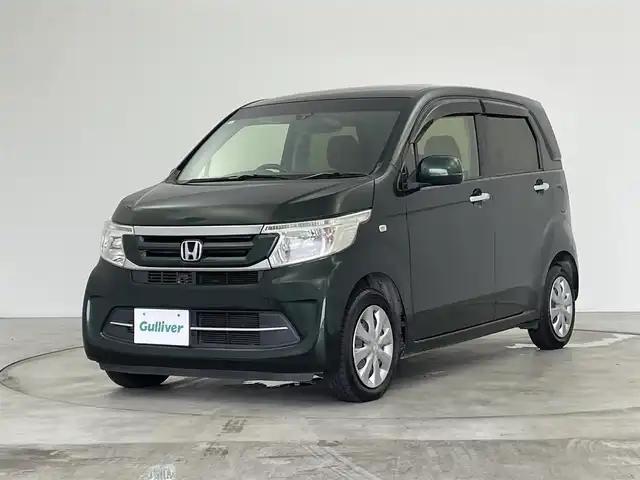 ホンダ Ｎ ＷＧＮ G SSパッケージ 群馬県 2017(平29)年 3.7万km ブリティッシュグリーンP 衝突被害軽減ブレーキ　純正７インチナビ　バックカメラ　ベンチシート　横滑り防止装置　ＡＢＳ　盗難防止装置　スマートキー　プッシュスタート　オートエアコン　純正フロアマット　ＥＴＣ　禁煙車