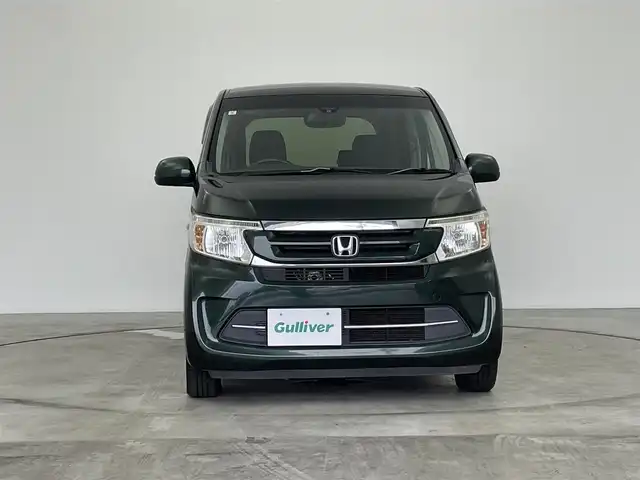 ホンダ Ｎ ＷＧＮ G SSパッケージ 群馬県 2017(平29)年 3.7万km ブリティッシュグリーンP 衝突被害軽減ブレーキ　純正７インチナビ　バックカメラ　ベンチシート　横滑り防止装置　ＡＢＳ　盗難防止装置　スマートキー　プッシュスタート　オートエアコン　純正フロアマット　ＥＴＣ　禁煙車
