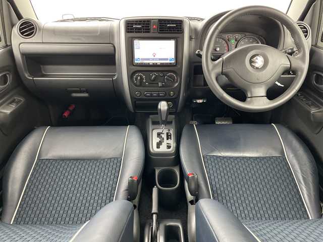 スズキ ジムニー ランドベンチャー 道央・札幌 2007(平19)年 4.1万km パールホワイト ・4WD/・社外ナビ（MAX500）/・CD/ワンセグTV/・ハーフレザーシート/・D席シートヒーター/・ルーフレール/・社外LEDヘッドライト/・ドアミラーヒーター