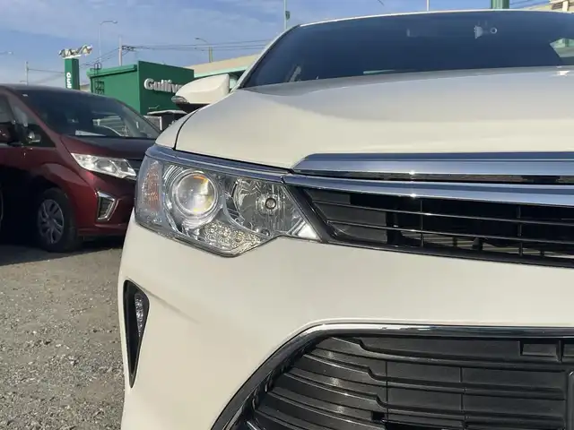 トヨタ カムリ ハイブリット Gパッケージ 福岡県 2016(平28)年 9.3万km ホワイトパールクリスタルシャイン 純正8型SDナビ(フルセグTV/CD/DVD/BT)/バックカメラ/衝突軽減/横滑り防止/ドラレコ/ETC/純正フロアマット/純正LED/純正アルミホイール/プッシュスタート/スマートキー