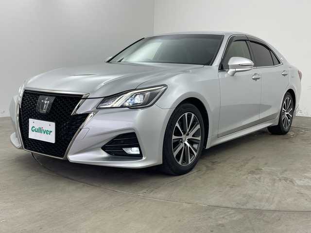 トヨタ クラウン アスリート S-T 兵庫県 2016(平28)年 5.3万km シルバーM ・純正ナビ/CD/BT/AUX/TV/USB/・左右独立エアコン/・アイドリングストップ/・横滑り防止装置/・プリクラッシュセーフティ/・レーンディパーチャーアラート/・レーダークルーズコントロール/・ビルトインETC/・バックカメラ/・コーナーセンサー/・オートマチックハイビーム/・オートライト/・LEDヘッドライト/・純正アルミホイール