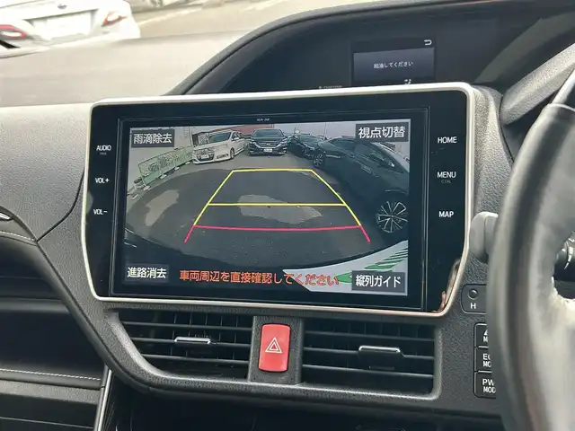 トヨタ エスクァイア ハイブリッド Gi プレミアムパッケージ ブラックテーラード 広島県 2021(令3)年 4.8万km ブラック 純正10インチナビ/・フルセグ/Bluetooth/CD/DVD/AM/FM/USB/SD/純正12インチフリップダウンモニター/モデリスタエアロ/ステアリングヒーター/前席シートヒーター/バックカメラ/両側パワースライドドア/ビルトインETC/クルーズコントロール/ハーフレザーシート/トヨタセーフティセンス/・プリクラッシュセーフティ/・レーンキープアシスト/・PKSB/先行車発進告知/・クリアランスソナー/純正15インチAW/LEDヘッドライト