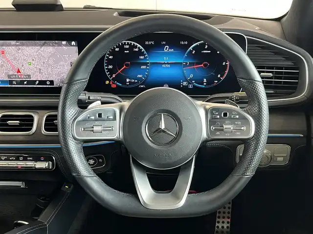 メルセデス・ベンツ ＧＬＥ４００ｄ 4MATIC スポーツ 山形県 2020(令2)年 4.3万km ダイヤモンドホワイト ＡＭＧライン　/レザーエクスクルーシブＰＫＧ　/純正ＨＤＤナビ　/フルセグＴＶ　/ＥＴＣ２．０　/Ｂｌｕｅｔｏｏｔｈ／ＵＳＢ　/Ａｐｐｌｅ　ＣａｒＰｌａｙ　/社外後席用モニター　/全席パワーシート　/全席シートヒーター/３列シート/レザーシート/ルーフレール/電動リアゲート/エアサスペンション/オートライト/オートハイビーム