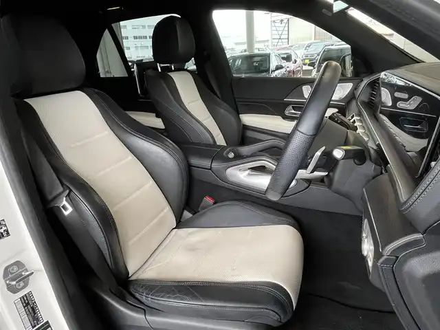 メルセデス・ベンツ ＧＬＥ４００ｄ 4MATIC スポーツ 山形県 2020(令2)年 4.3万km ダイヤモンドホワイト ＡＭＧライン　/レザーエクスクルーシブＰＫＧ　/純正ＨＤＤナビ　/フルセグＴＶ　/ＥＴＣ２．０　/Ｂｌｕｅｔｏｏｔｈ／ＵＳＢ　/Ａｐｐｌｅ　ＣａｒＰｌａｙ　/社外後席用モニター　/全席パワーシート　/全席シートヒーター/３列シート/レザーシート/ルーフレール/電動リアゲート/エアサスペンション/オートライト/オートハイビーム