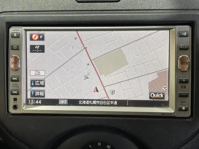 日産 マーチ 12X FOUR 道央・札幌 2011(平23)年 12.1万km ブリリアントシルバー ・４WD/・バックモニター/・ワンセグTV/・純正アルミホイール/・積込スタッドレス/・エンジンスターター/・スペアキー/・プッシュスタート/・電動格納ミラー/・スマートキー