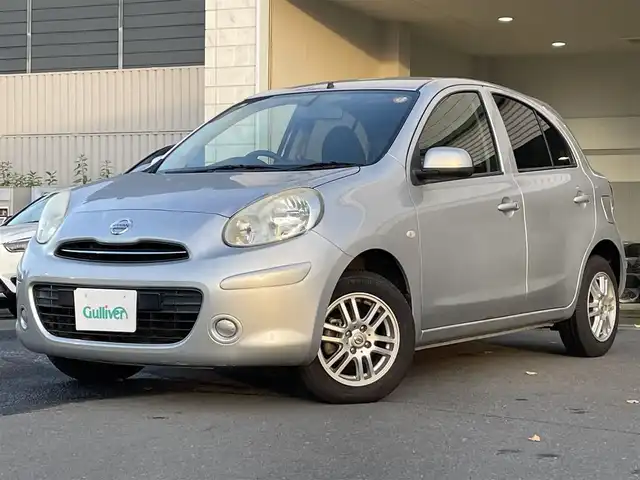 日産 マーチ 12X FOUR 道央・札幌 2011(平23)年 12.1万km ブリリアントシルバー ・４WD/・バックモニター/・ワンセグTV/・純正アルミホイール/・積込スタッドレス/・エンジンスターター/・スペアキー/・プッシュスタート/・電動格納ミラー/・スマートキー