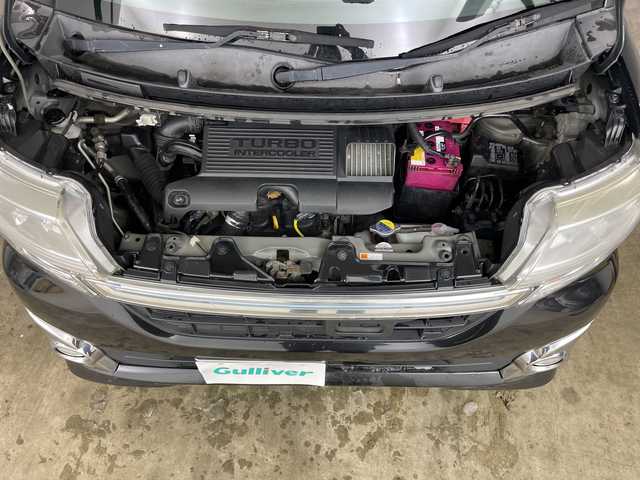 ダイハツ タント カスタム RS SA 道央・札幌 2014(平26)年 13.6万km ブラックマイカメタリック ・４WD/・社外ナビ（HDD＆AM＆FM）/・両側パワースライドドア/・社外前後ドライブレコーダー/・アイドリングストップ/・プッシュスタート/・HIDヘッドライト/・オートライト/・スマートキー/・社外14インチAW/・純正AW付夏タイヤ積込