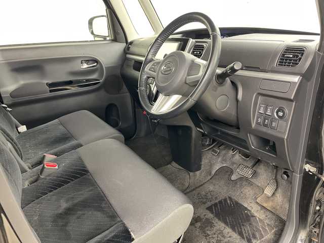 ダイハツ タント カスタム RS SA 道央・札幌 2014(平26)年 13.6万km ブラックマイカメタリック ・４WD/・社外ナビ（HDD＆AM＆FM）/・両側パワースライドドア/・社外前後ドライブレコーダー/・アイドリングストップ/・プッシュスタート/・HIDヘッドライト/・オートライト/・スマートキー/・社外14インチAW/・純正AW付夏タイヤ積込