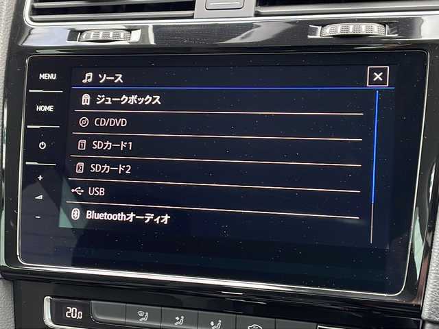 フォルクスワーゲン ゴルフ TSI ハイライン テックED 山形県 2018(平30)年 5.8万km カーボンスチールグレーM 純正SDナビ　(CD/DVD/BT/USB/SD/AUX/フルセグTV)/AppleCarPlay/AndroidAuto/レーダークルーズコントロール/レーンアシストシステム/ブラインドスポットモニター/パドルシフト/デュアルエアコン/電動格納ミラー/プリクラッシュブレーキシステム/疲労検知システム/プロアクティブ・オキュパント・プロテクション/リアクロストラフィックアラート/オートホールド/スペアキー有/社外AW付スタッドレスタイヤ車載