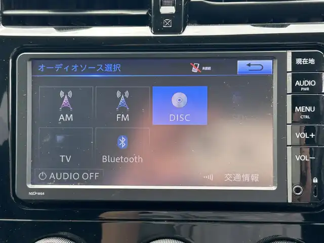 トヨタ ラクティス X 京都府 2015(平27)年 4.5万km シルバーM 〇ワンオーナー/〇SDナビ/〇ETC/〇フロアマット（純正）/〇バックカメラ