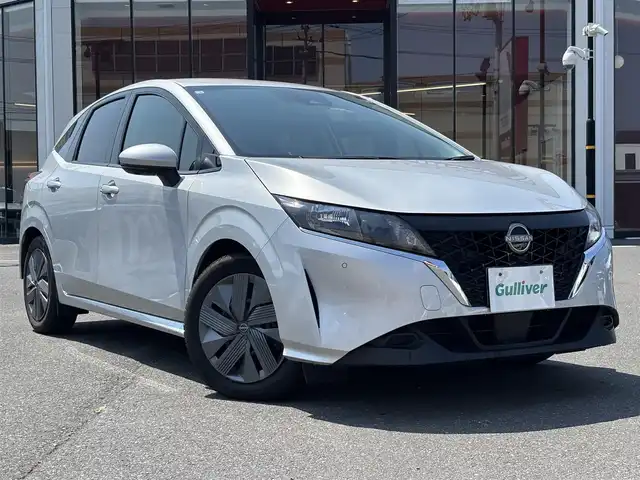 日産 ノート 宮城県 2022(令4)年 6.5万km ブリリアントシルバー 登録時走行距離64845km/純正HDDナビ/フルセグTV/HDMI/BT/カープレイ/AM/FM/USB/置くだけ充電/デジタルインナーミラー/ETC2.0/プロパイロット/運転支援