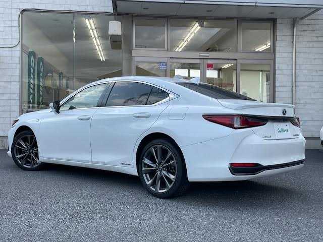 レクサス ＥＳ 300h Fスポーツ 埼玉県 2020(令2)年 3.8万km ホワイトノーヴァガラスフレーク メーカーナビ/サンルーフ/ブラインドスポットモニター/ハンドルヒーター/メモリーシート/フロアマット（タイプF）/フルセグTV/シートヒーター/エアシート/レザーシート/保証書/取扱説明書/スペアキー