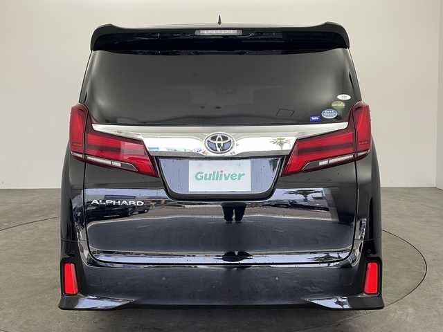 トヨタ アルファード S Cパッケージ 兵庫県 2018(平30)年 5.3万km ブラック ・純正ナビ/CD/DVD/Bluetooth/SD/TV/・トヨタセーフティセンス/・プリクラッシュセーフティ/・レーンディパーチャーアラート/・クリアランスソナー/・前後コーナーセンサー/・電動パーキングブレーキ/・ブレーキホールド/・レーダークルーズコントロール/・MTモード付AT/・両側パワースライドドア/・LEDオートライト/・オートマチックハイビーム/・ステアリングリモコン/・コンビステアリング/・ステアリングヒーター/・パワーシート（D席＋N席）/・シートヒーター（D席＋N席）/・エアシート（D席＋N席）/・メモリシート（D席）/・レザーシート/・デジタルインナーミラー/・パワーバックドア/・純正フリップダウンモニター/・オットマン/・ウォークスルー/・バックカメラ/・ビルドインETC/・純正18インチアルミホイール/・純正フロアマット/・W＋サイドエアバッグ/・カーテンエアバッグ/・100V充電/・スマートキー/・スペアキー/・プッシュスタートボタン