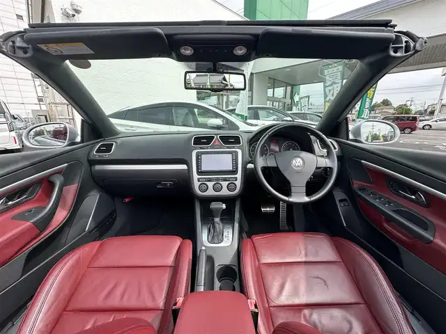 フォルクスワーゲン イオス 2．0T 愛知県 2007(平19)年 5.8万km シルバーエッセンスM ワンオーナー/電動オープン/バックソナー/クルーズコントロール/リモコンキー/ＡＡＣ/HDDナビ/ウィンカーミラー/電動サンルーフ/純正革シート/ETC/純正フォグランプ/ボンネットエアサス/保証書/取扱説明書