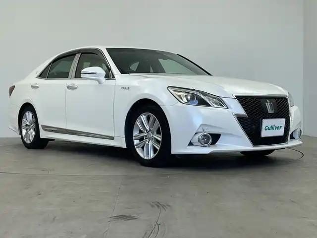 トヨタ クラウン ハイブリッド アスリートS 鹿児島県 2014(平26)年 15.9万km ホワイトパールクリスタルシャイン 純正ナビ/フルセグ/Bluetooth/バックカメラ/クルーズコントロール/ドラレコ/ステアリングリモコン/ビルトインETC/ハンズフリー/オートライト/DNパワーシート/電動格納ミラー/コーナーセンサー