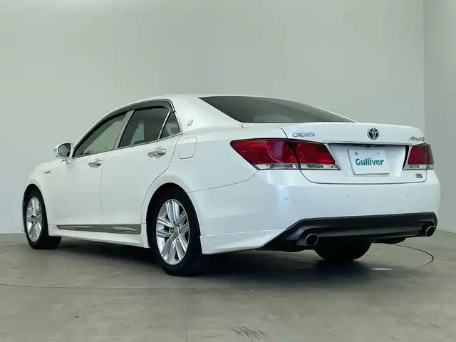 トヨタ クラウン ハイブリッド アスリートS 鹿児島県 2014(平26)年 15.9万km ホワイトパールクリスタルシャイン 純正ナビ/フルセグ/Bluetooth/バックカメラ/クルーズコントロール/ドラレコ/ステアリングリモコン/ビルトインETC/ハンズフリー/オートライト/DNパワーシート/電動格納ミラー/コーナーセンサー