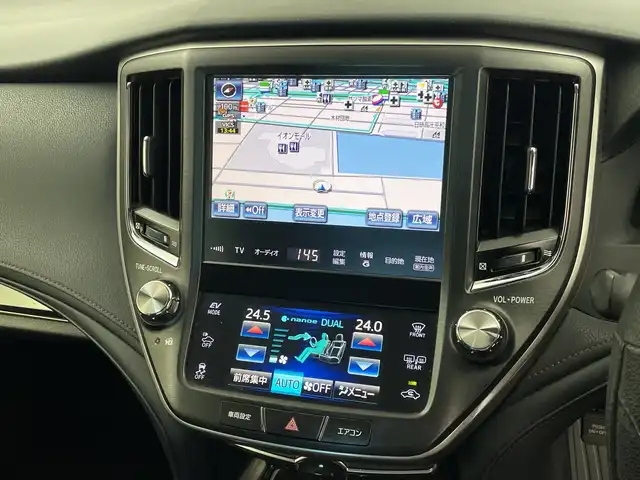 トヨタ クラウン ハイブリッド アスリートS 鹿児島県 2014(平26)年 15.9万km ホワイトパールクリスタルシャイン 純正ナビ/フルセグ/Bluetooth/バックカメラ/クルーズコントロール/ドラレコ/ステアリングリモコン/ビルトインETC/ハンズフリー/オートライト/DNパワーシート/電動格納ミラー/コーナーセンサー