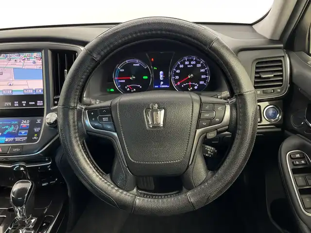 トヨタ クラウン ハイブリッド アスリートS 鹿児島県 2014(平26)年 15.9万km ホワイトパールクリスタルシャイン 純正ナビ/フルセグ/Bluetooth/バックカメラ/クルーズコントロール/ドラレコ/ステアリングリモコン/ビルトインETC/ハンズフリー/オートライト/DNパワーシート/電動格納ミラー/コーナーセンサー