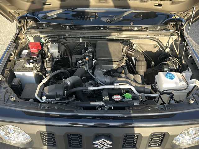 スズキ ジムニー XC 沖縄県 2021(令3)年 2.2万km ブルーイッシュブラックパール3 社外ディスプレイオーディオ（Bluetooth・CD・DVD）/バックカメラ/ドライブレコーダー/ETC/シートヒーター/レーンキープアシスト/衝突軽減システム/オートライト/LEDヘッドライト/ヘッドライトウォッシャー/電動格納ミラー/ステアリングスイッチ/サイドバイザー/マッドフラップ/ウィンカードアミラー