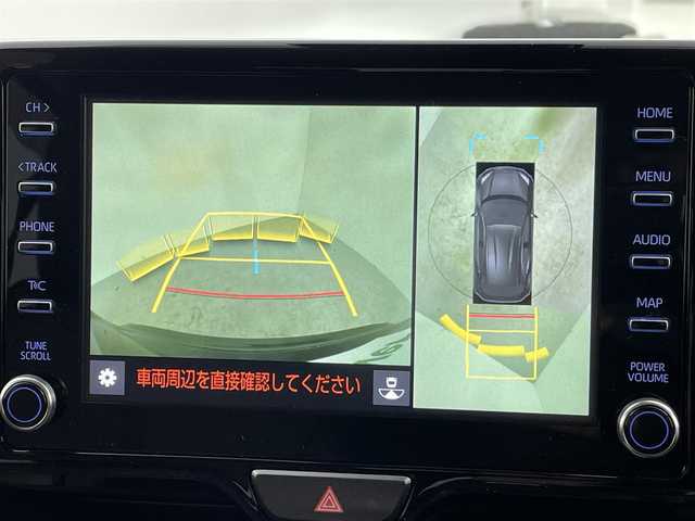 トヨタ ヤリスクロス ハイブリッド Z 福島県 2022(令4)年 3.1万km ブラックマイカ 純正ディスプレイオーディオ/【AM/FM/Bluetooth/フルセグTV】/・ナビキット/・パノラミックビューモニター/・ETC/トヨタセーフティセンス/・プリクラッシュセーフティ/・レーントレーシングアシスト/・レーダークルーズコントロール/・オートマチックハイビーム/・ロードサインアシスト/ブラインドスポットモニター/・リヤクロストラフィックアラート/パーキングサポートブレーキ/クリアランスソナー/ハーフレザーシート/・運転席パワーシート/・運転席＋助手席シートヒーター/LEDヘッドライト/・オートライト/・フロントフォグライト/革巻きステアリング/・チルトステアリング/・ステアリングスイッチ/電子パーキングブレーキ/・ブレーキオートホールド/純正フロアマット/ドアバイザー/プッシュスタート/・スペアキー