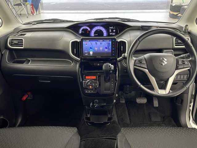 スズキ ソリオ バンディット HV MV Dカメラ ブレーキS 岐阜県 2015(平27)年 4.9万km ピュアホワイトP 社外ナビ/　(AM/FM/Bluetooth/フルセグTV/iPod/HDMI)/バックカメラ/デュアルブレーキサポートシステム/クルーズコントロール/コーナーセンサー/片側パワースライドドア/シートヒーター/ドライブレコーダー前後/ETC/純正アルミホイール/フロアマット/純正ドアバイザー/保証書、取説/スペアキー