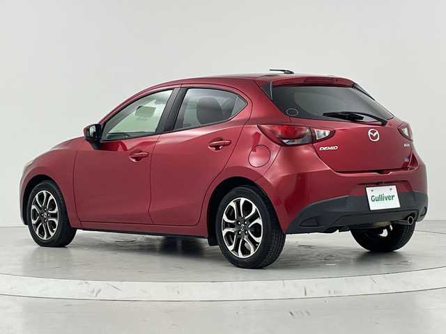 マツダ デミオ XD ミッドセンチュリー 大阪府 2015(平27)年 4万km ソウルレッドプレミアムメタリック スマートシティブレーキサポート/純正メモリナビ/・CD/・DVD/・Bluetooth/・USB/・フルセグTV/バックカメラ/クルーズコントロール/LEDオートライト/フォグランプ/シートヒーター/純正16インチアルミホイール/ヘッドアップディスプレイ/AT誤発進抑制制御/パドルシフト/スマートキー/ETC
