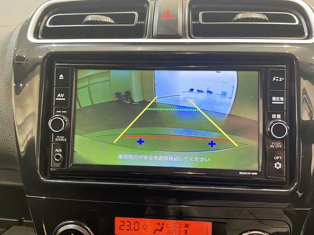 三菱 ミラージュ ブラックエディション 新潟県 2022(令4)年 1.5万km ガンＭ ワンオーナー/シートヒーター/フルセグ/Bluetooth/クルーズコントロール/レーンキープアシスト/アイドリングストップ/ドアバイザー/オートエアコン/オートライト/ドライブレコーダー/ETC/スペアキー