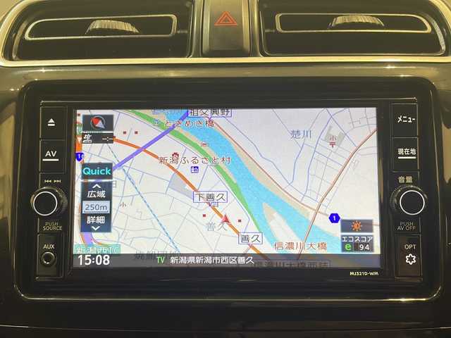 三菱 ミラージュ ブラックエディション 新潟県 2022(令4)年 1.5万km ガンＭ ワンオーナー/シートヒーター/フルセグ/Bluetooth/クルーズコントロール/レーンキープアシスト/アイドリングストップ/ドアバイザー/オートエアコン/オートライト/ドライブレコーダー/ETC/スペアキー