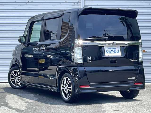 ホンダ Ｎ ＢＯＸ G SSパッケージ 山口県 2013(平25)年 9.9万km クリスタルブラックパール (株)IDOMが運営する【じしゃロン宇部店】の自社ローン専用車両になります。こちらは現金またはオートローンご利用時の価格です。自社ローンご希望の方は別途その旨お申付け下さい/社外メモリー地デジナビＴＶ　/バックモニター　/Ｂｌｕｅｔｏｏｔｈ接続　/エンジンスタートボタン　/ＡＡＣ　/ＥＴＣ　/両側パワースライドドア　/純正アルミホイール　/純正フロアマット