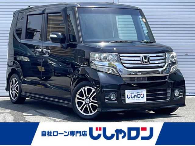 ホンダ Ｎ ＢＯＸ G SSパッケージ 山口県 2013(平25)年 9.9万km クリスタルブラックパール (株)IDOMが運営する【じしゃロン宇部店】の自社ローン専用車両になります。こちらは現金またはオートローンご利用時の価格です。自社ローンご希望の方は別途その旨お申付け下さい/社外メモリー地デジナビＴＶ　/バックモニター　/Ｂｌｕｅｔｏｏｔｈ接続　/エンジンスタートボタン　/ＡＡＣ　/ＥＴＣ　/両側パワースライドドア　/純正アルミホイール　/純正フロアマット