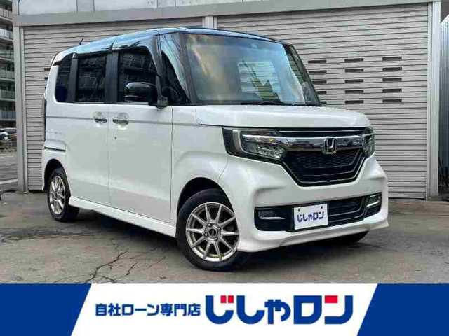 ホンダ Ｎ ＢＯＸ カスタム G L ホンダセンシング 道央・札幌 2018(平30)年 12.3万km プラチナホワイトパール (株)IDOMが運営する【じしゃロン札幌店】の自社ローン専用車両になりますこちらは現金またはオートローンご利用価格です。自社ローンご希望の方は別途その旨お申し付けください。/プッシュスタート/純正ナビ・TV/バックカメラ/パワースライドドア/ETC