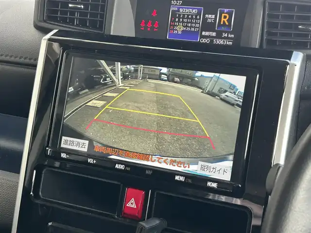 トヨタ ルーミー カスタムG 静岡県 2019(平31)年 5.3万km ブラックマイカメタリック スマートアシスト/純正９型ＳＤナビ/フルセグＴＶ/ＤＶＤ再生/バックカメラ/ＨＤＭＩ接続/ＥＴＣ/両側電動スライドドア/前席シートヒーター/クルーズコントロール/ＬＥＤヘッドライト/フォグランプ/ＴＥＩＮ車高調/ドアバイザー/ＲＨマキシライト１７ＡＷ