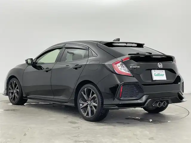 ホンダ シビック ハッチバック 富山県 2018(平30)年 5.4万km クリスタルブラックパール 純正ナビ（AM/FM/CD/DVD/USB/SD/BT）/フルセグTV/バックカメラ/アダプティブクルーズコントロール/衝突被害軽減ブレーキ/レーンキープアシスト/LEDヘッドライト/オートマチックハイビーム/前席シートヒーター/スマートキー×２/プッシュスタート/ビルトインETC/ドライブレコーダー/純正フロアマット/取扱説明書/保証書