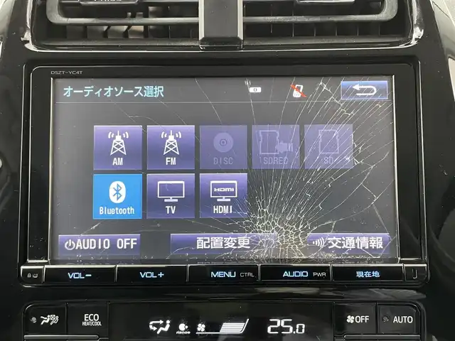トヨタ プリウス A プレミアム　ツーリングセレ 岡山県 2016(平28)年 12.1万km ホワイトパールクリスタルシャイン バックカメラ/モデリスタエアロ/パワーシート/前席シートヒーター/100V電源/ブラインドスポットモニター/レーダークルーズコントロール/パーキングアシスト/ヘッドアップディスプレイ/オートハイビーム/プリクラッシュセーフティ/ビルトインETC2.0
