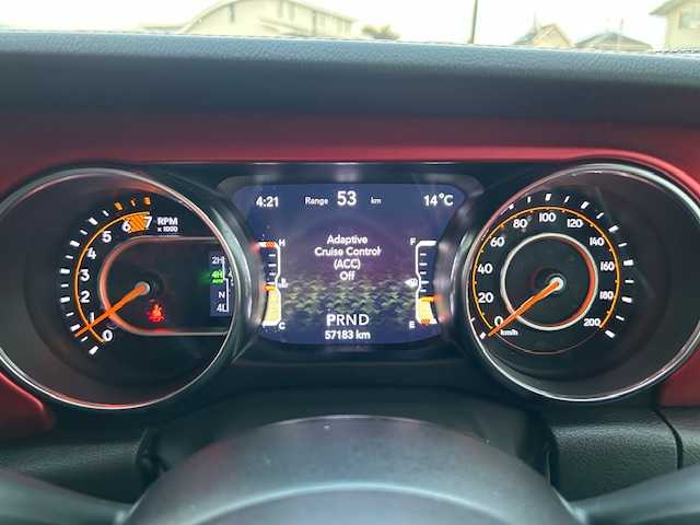 クライスラー・ジープ ジープ ラングラー ルビコン 東京都 2023(令5)年 5.8万km パープル ワンオーナー/純正HDDナビ【AM/FM/BT/AUX】/ブラインドスポットモニター/クルーズコントロール/衝突被害軽減システム/横滑り防止装置/レザーシート/シートヒーター【運転席側+助手席側】/純正フロアマット/オートライト/ドライブレコーダー/ETC2.0 /USB入力端子/保証書/取扱説明書/スペアキー×1