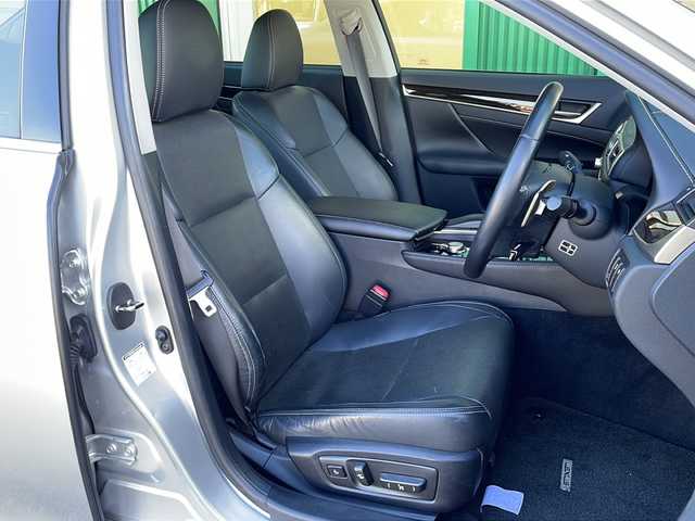 レクサス ＧＳ 450h Iパッケージ 岐阜県 2013(平25)年 8.3万km ソニックシルバー 禁煙車/純正ナビ/Bluetooth/クルーズコントロール/クリアランスソナー/前後コーナーセンサー/シートヒーター/エアシート/パワーシート/シートメモリー/パドルシフト/ビルトインETC/カーテンエアバッグ/盗難防止/ヘッドライトウォッシャー/純正フロアマット/純正アルミホイール/LEDヘッドライト/オートライト/オートハイビーム/スマートキー/カードキー/スペアキー/スペアタイヤ