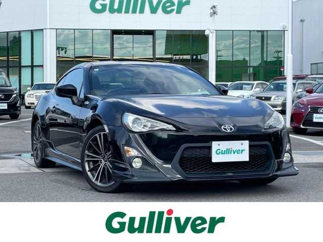 トヨタ ８６ GT リミテッド 愛媛県 2012(平24)年 9.7万km クリスタルブラックシリカ プッシュスタート/社外ナビ（AM/FM/USB/SD/ワンセグTV/DISC)/ETC/オートライト/AAC/シートヒーター/TRDエアロ/横滑り防止装置/純正アルミホイール