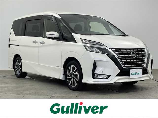 日産 セレナ ハイウェイスター 大分県 2020(令2)年 5.6万km ブリリアントホワイトパール インテリジェントエマージェンシーブレーキ/インテリジェントFCW（前方衝突予測警報）/インテリジェントLI（車線逸脱防止支援システム）/＋LDW（車線逸脱警報）/インテリジェントBSI（後側方衝突防止支援システム）/＋BSW（後側方車両検知警報）/RCTA（後退時車両検知警報）/アラウンドビューモニター/純正10型ナビ/【フルセグTV、DVD、Blu-ray、BT対応】/ステアリングスイッチ/ETC/前方ドライブレコーダー/両側パワースライドドア/クルーズコントロール/アイドリングストップ/横滑り防止装置/電動格納ミラー/純正フロアマット/オートライト/LEDヘッドライト/フォグランプ/純正16インチアルミホイール/保証書、取説、スペアキー有り