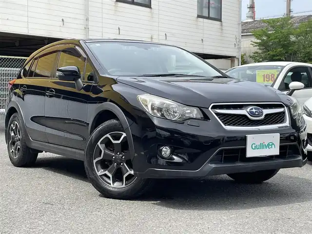 スバル インプレッサ ＸＶ 2．0i－L アイサイト 和歌山県 2015(平27)年 7.1万km クリスタルブラックシリカ 社外ナビ/（AM/FM/DVD/CD/SD/Bluetooth/ワンセグTV）/ワンオーナー/クルーズコントロール（追従有）/４WD/D/Nパワーシート/ヒルスタートアシスト/レーンキープアシスト/衝突軽減軽減ブレーキ/アイドリングストップ/プッシュスタート/フォグランプ/ETC/USBポート×２/純正アルミホイール/純正フロアマット/取扱説明書/保証書