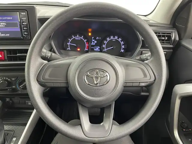 トヨタ ライズ X 福岡県 2019(令1)年 0.8万km ターコイズブルーマイカメタリック 純正メーカーナビ（Ｂｌｕｅｔｏｏｔｈ，ＴＶ）　/前方ドライブレコーダー　/横滑り防止装置　/アダプティブハイビームシステム　/ＭＴモード付き　/プッシュスタート　/電動格納式ドアミラー　/ＬＥＤ　/純正フロアマット
