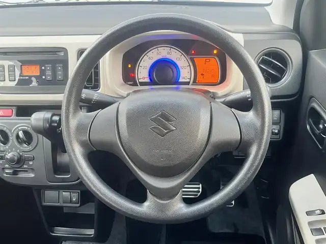 スズキ アルト L 島根県 2019(平31)年 3.3万km フィズブルーパールメタリック 純正オーディオ（ＡＭ、ＦＭ、ＣＤ、ＡＵＸ接続）/リモコンキー　/運転席シートヒーター　/横滑り防止装置/アイドリングストップ/社外フロアマット